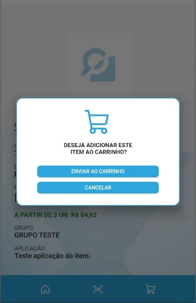 MaxBIP enviar carrinho